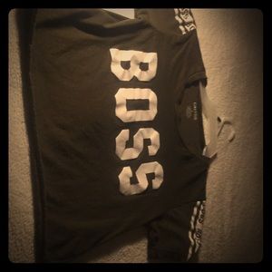 Boss crop top